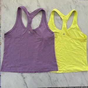 Lululemon Cool Racerback Short Tank Tops Nulu